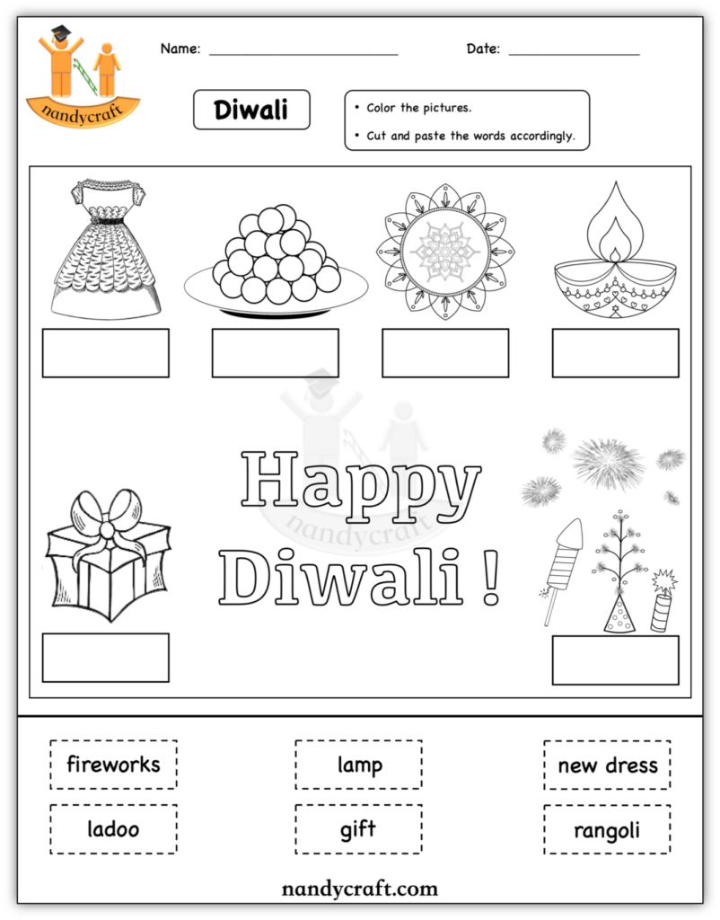 Diwali | Cut and Paste